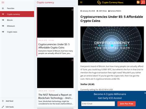 Crypto Currency News Screenshots 1
