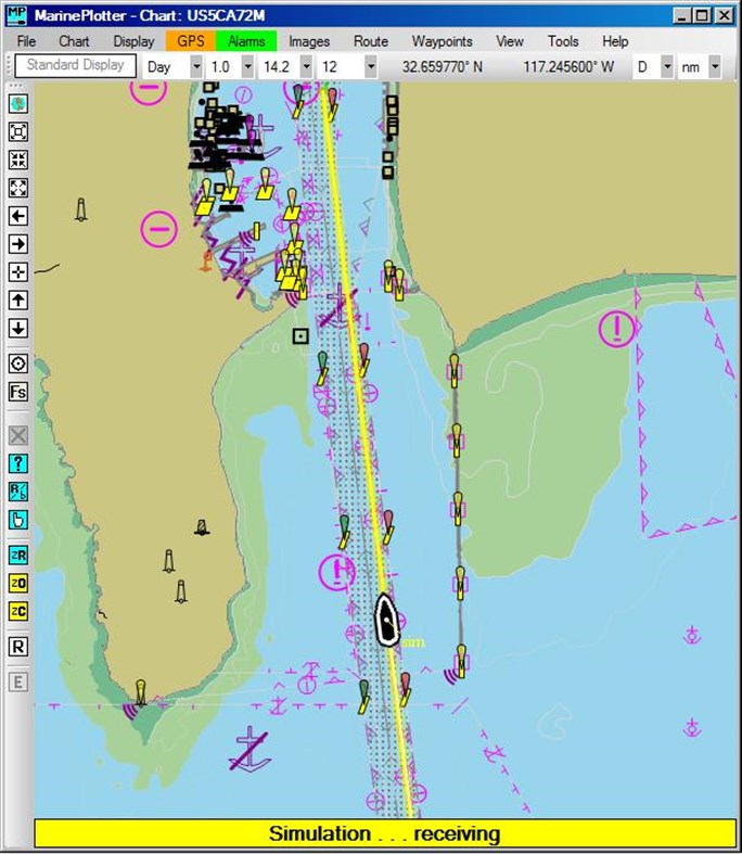 #2. MarinePlotter (Windows) De: DJM Questor Software