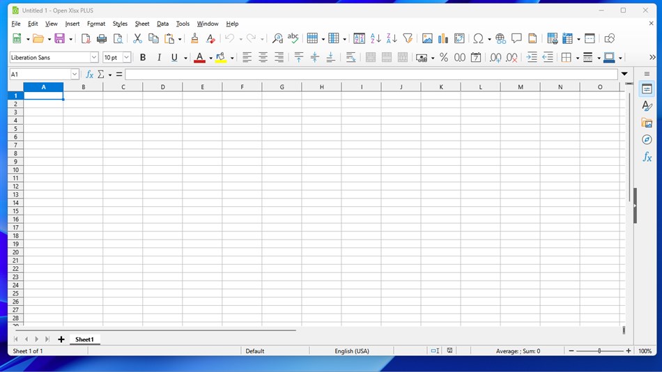 Open Xlsx PLUS (Windows) Podle: File Format Apps