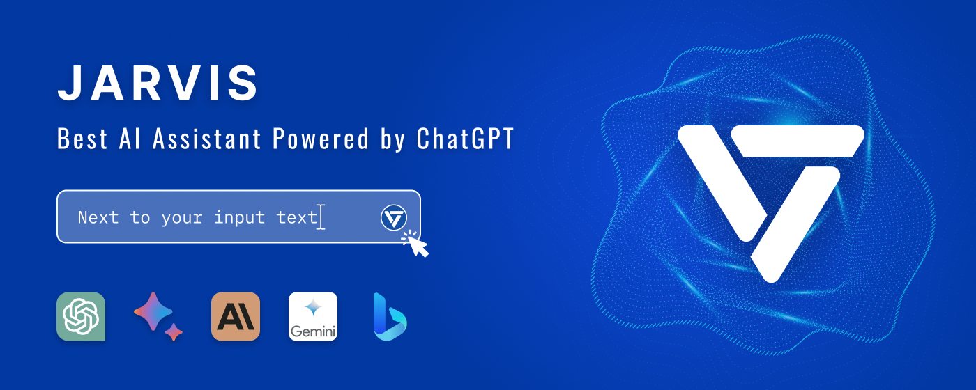 Jarvis AI: Chat GPT, Bing, Claude, Bard, BOT marquee promo image