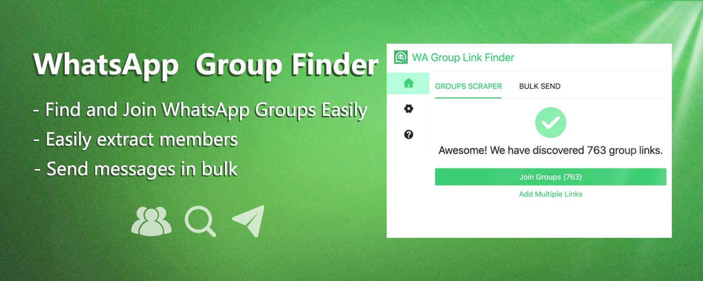 WA Group Link Finder marquee promo image
