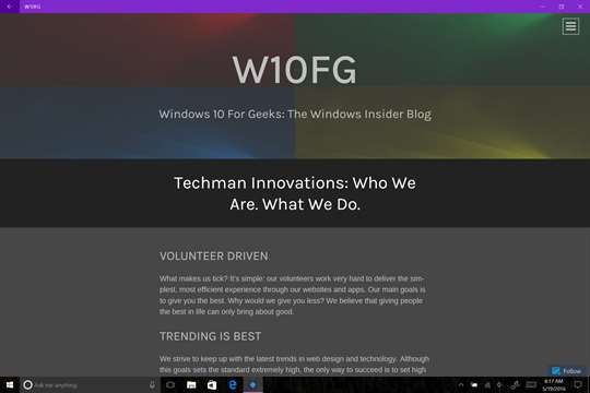 W10FG screenshot 2