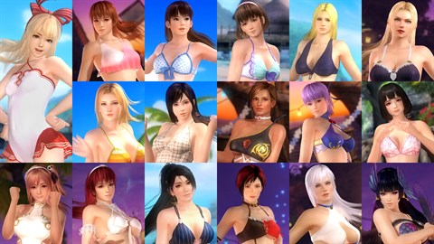 DOA5LR: Conjunto de fatos de banho Mix Gust