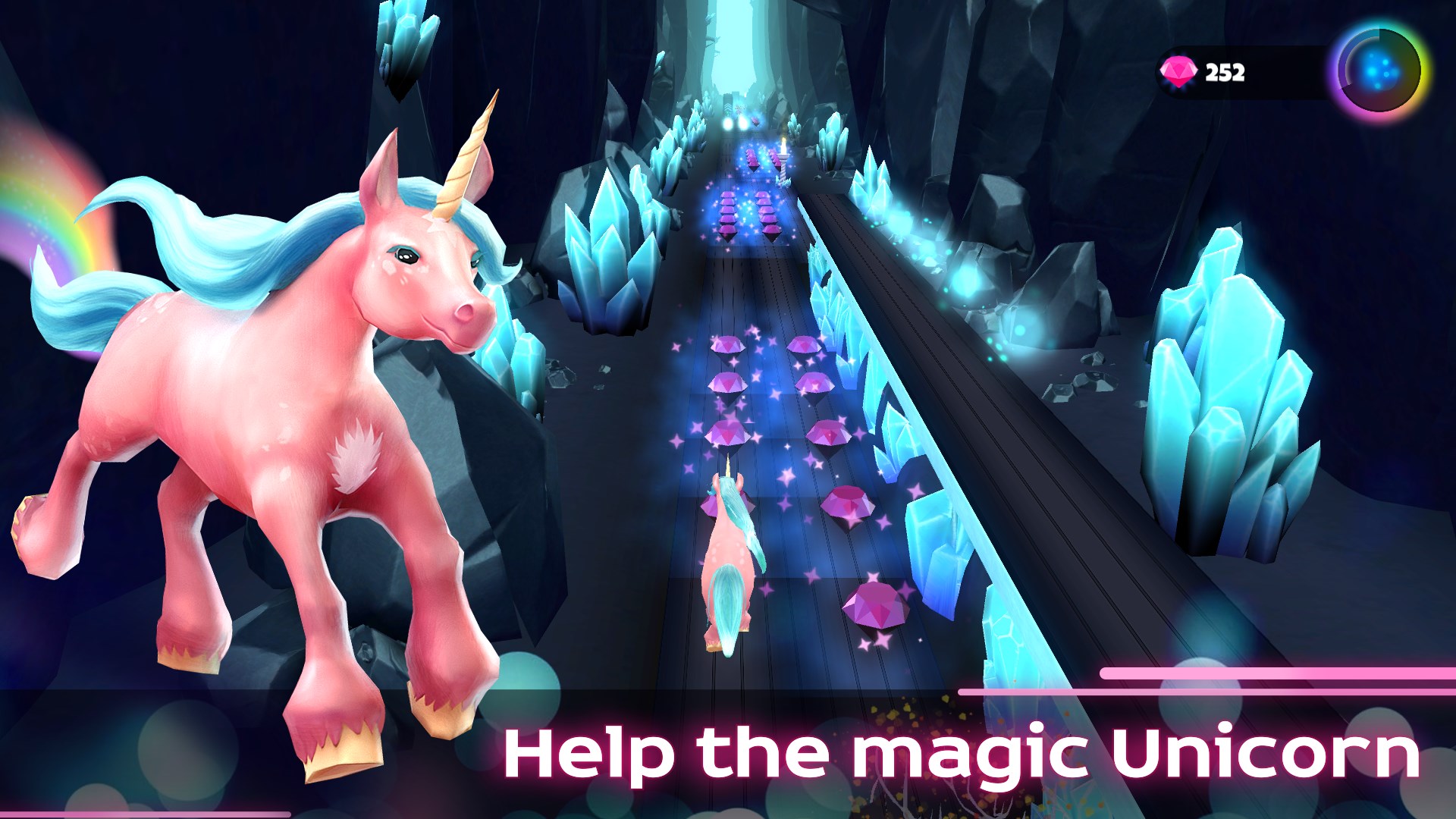 Screenshot 1 Unicorn Tale - Little Pony Runner, Magic Horse Racing, My Cute Pet Simulator, Run & Jump windows