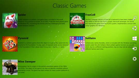 Win Classic Games screenshot 1