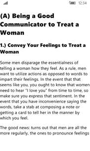 How to Treat a Woman screenshot 2