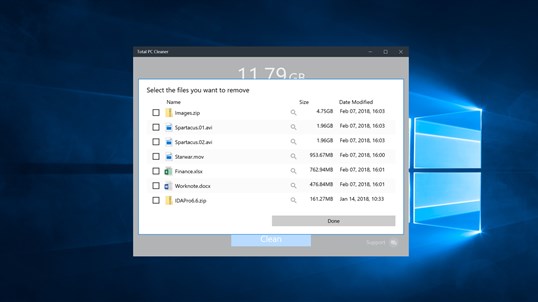 Total PC Cleaner - Free Disk Space Clean Up, Optimize Memory & Windows System screenshot