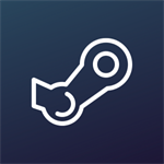 Steam game manager and launcher Logo
