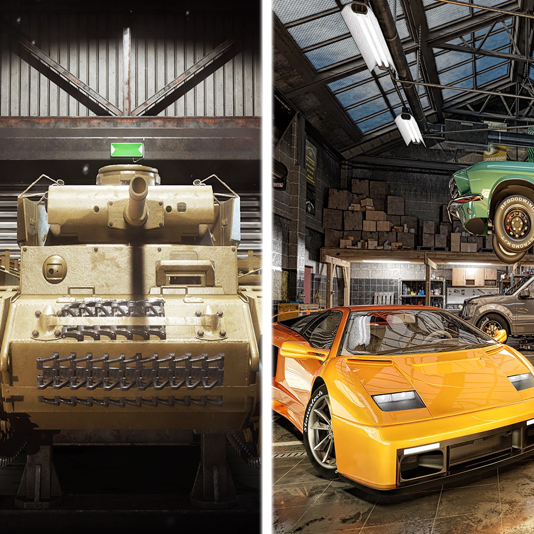 Car Mechanic Simulator 2021 & Tank Mechanic Simulator