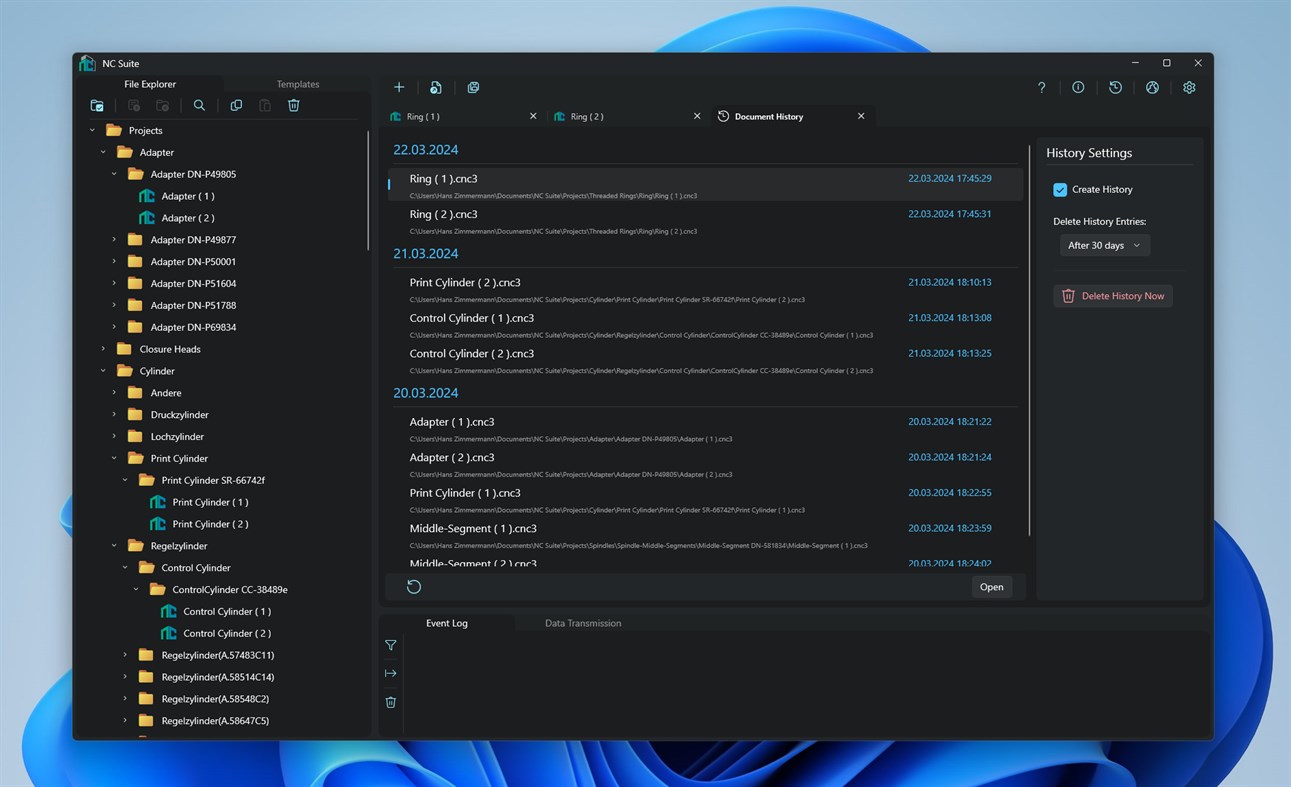 #4. NC Suite (Windows) Podle: Hans Philipp Zimmermann