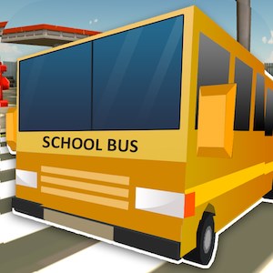 Blocky School Bus Simulator