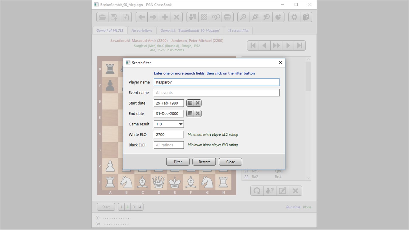 #7. PGN Chess Book (Windows) De: PgnExplorer