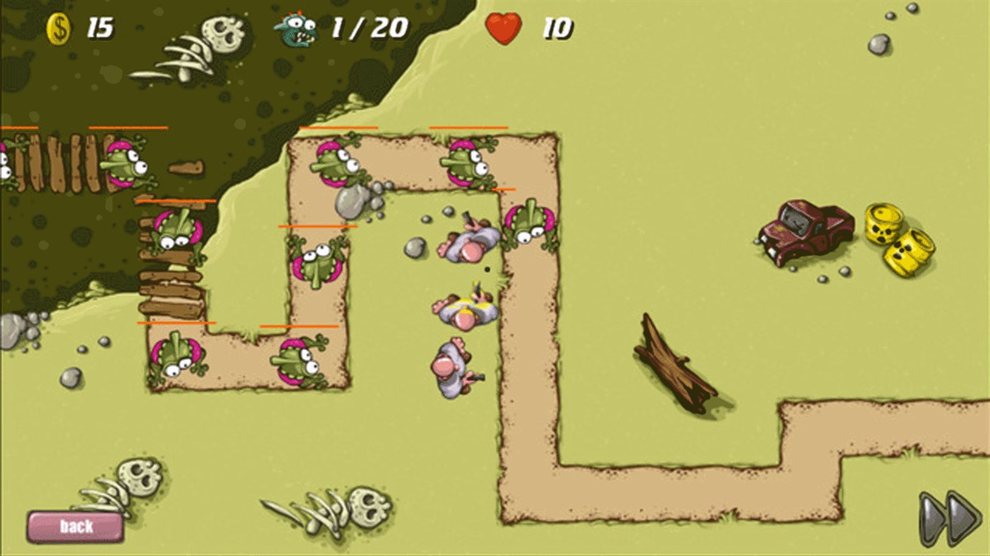#2. Swamp Defense For PC (Windows) Podle: xna for pc