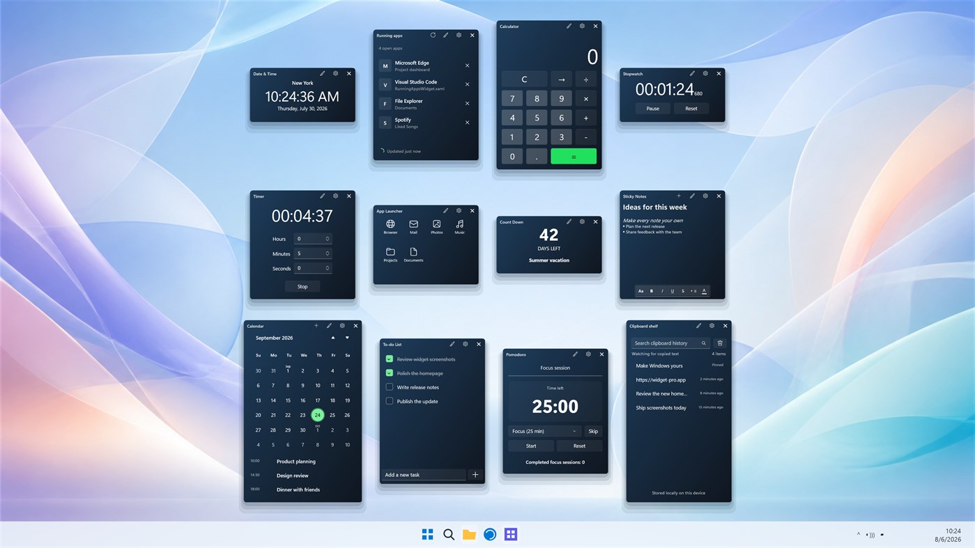 #6. Widget Pro (Windows) Af: Good2Create