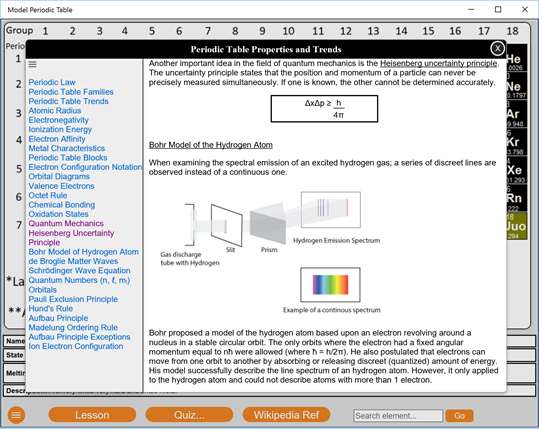 Model Periodic Table screenshot 4