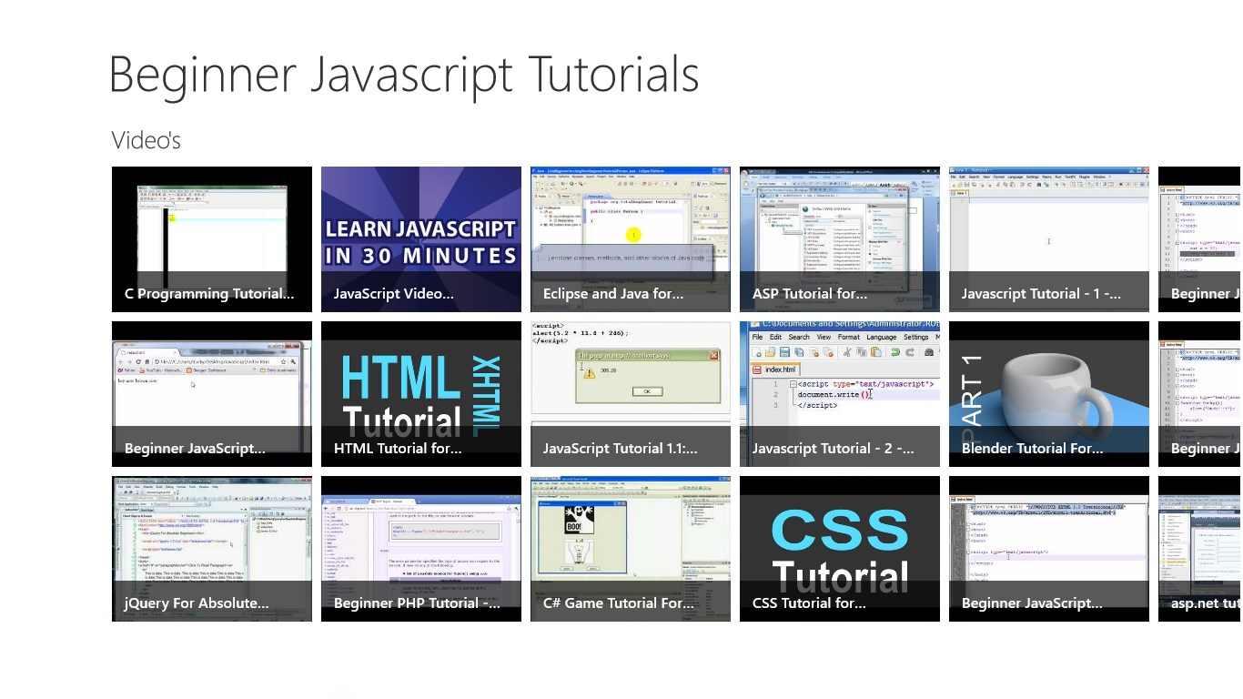 Beginner Javascript for Windows 10 free download