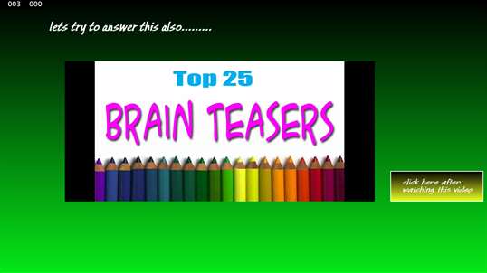 Brain teasers-OEC screenshot 1