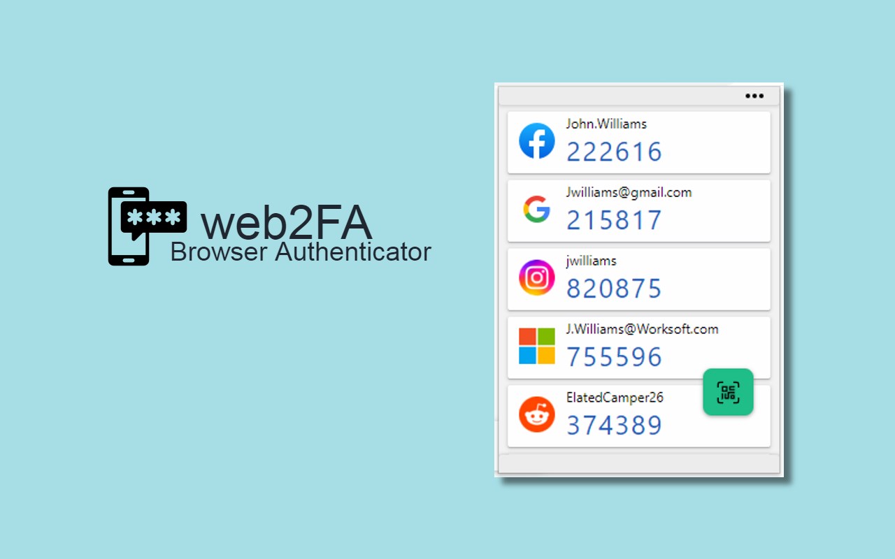 web2FA - Browser Authenticator