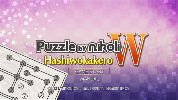 Puzzle by Nikoli W Hashiwokakero — 1