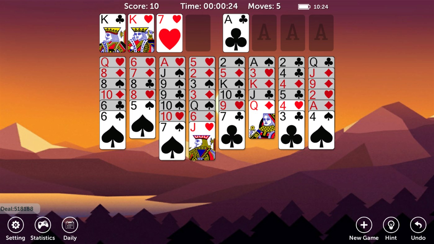 #5. FreeCell Solitaire Pro!! (Windows) 由: Klondike Solitaire Game