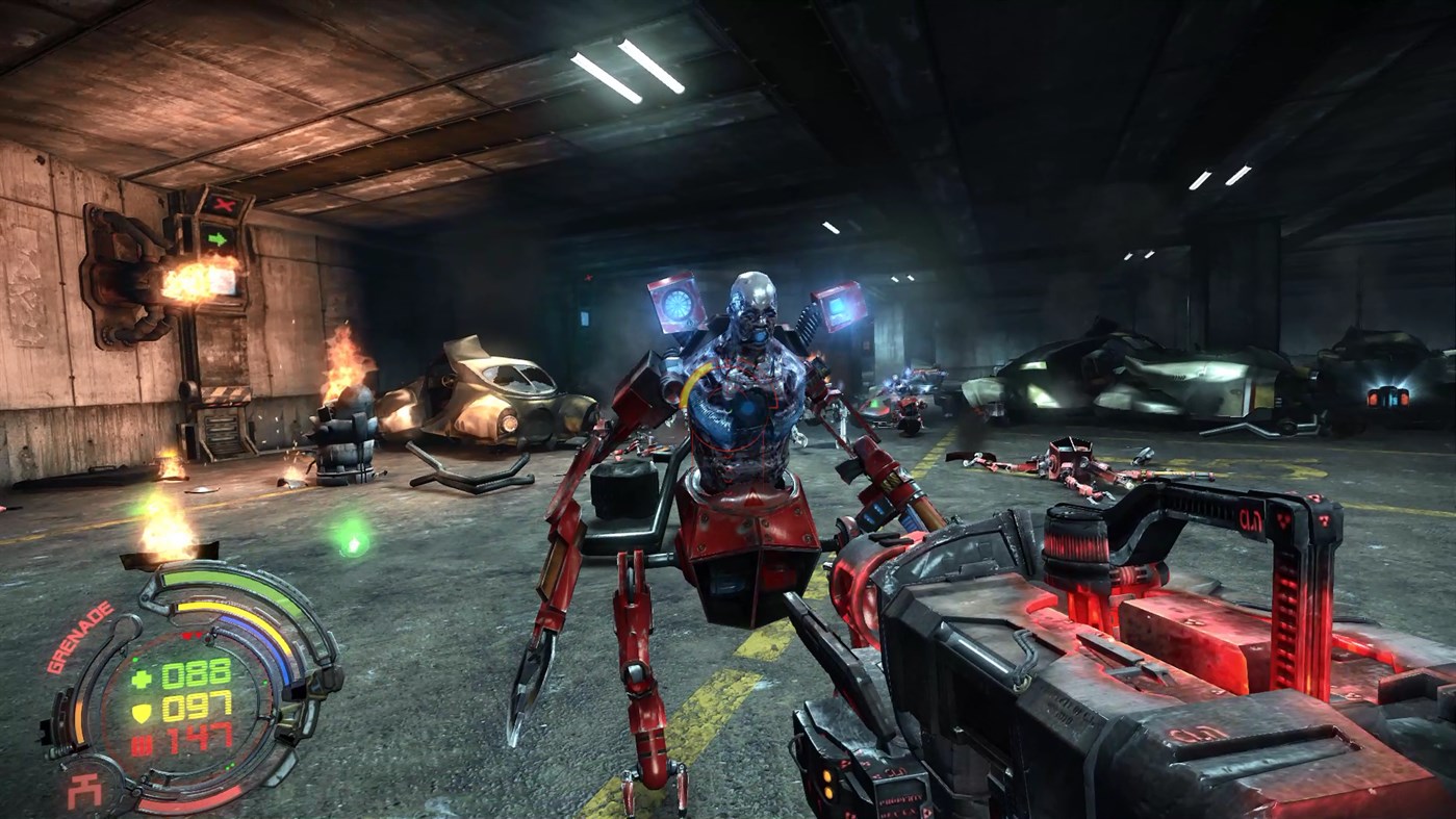 #3. Hard Reset Redux (Xbox) Podle: Gambitious Digital Entertainment