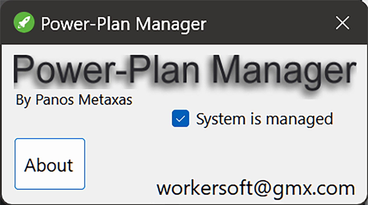 #1. PowerPlan Manager (Windows) De: Panos Metaxas