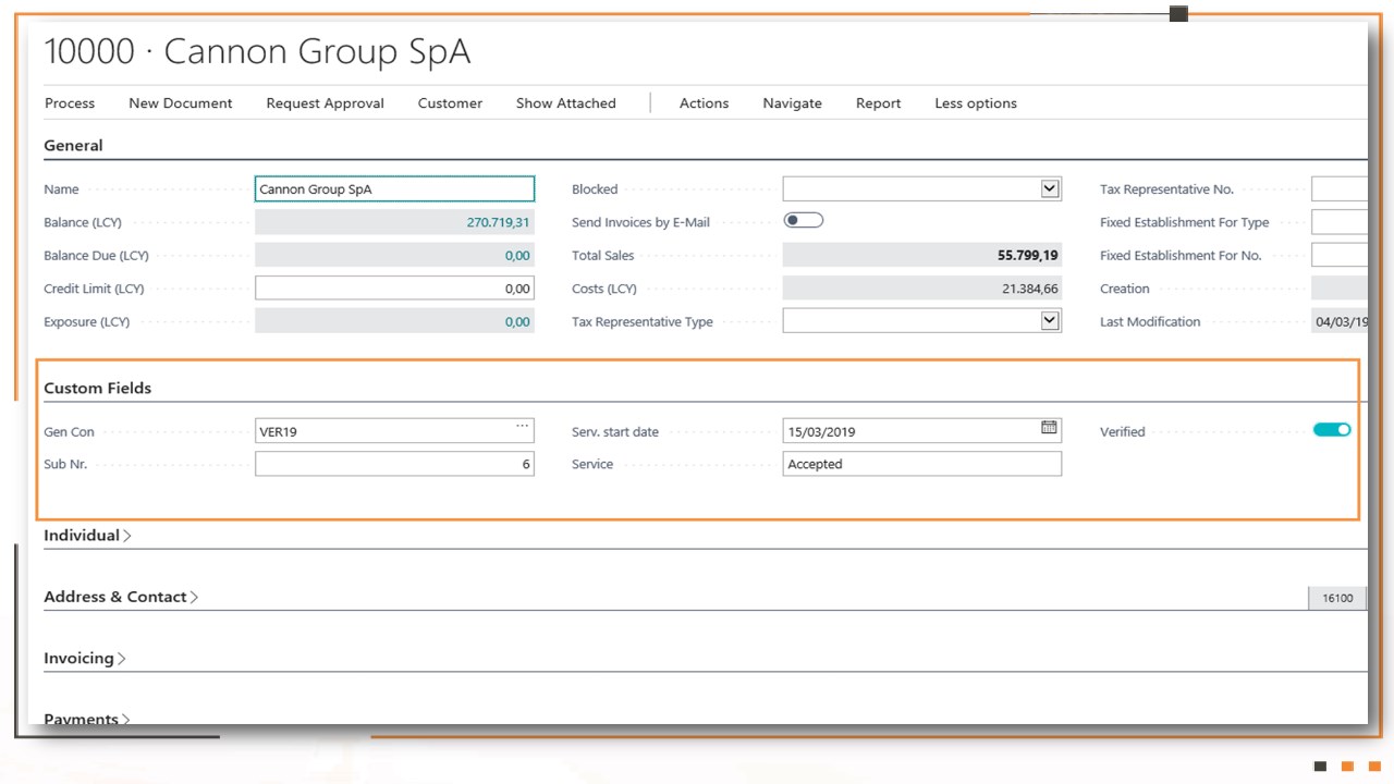 Snapshot 2 of Custom Defined Fields