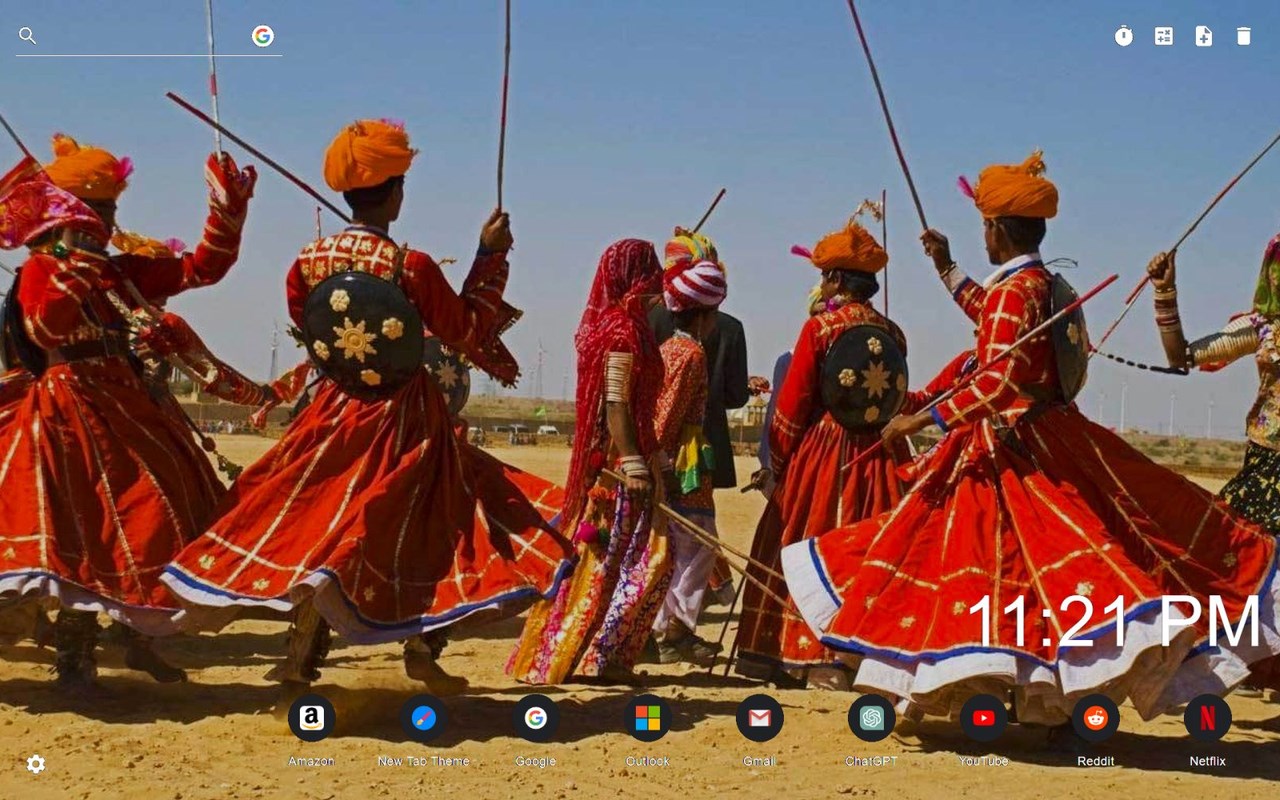 Jaisalmer Desert Festival Wallpaper New Tab