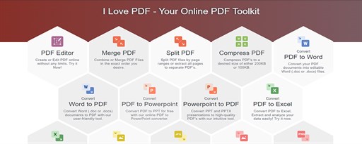 ilovepdf2.com | The Only Free PDF Toolkit marquee promo image