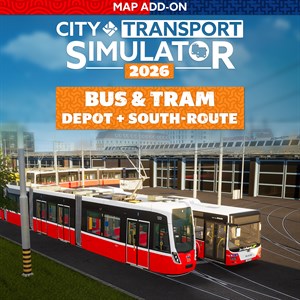 CTS 2026 - Map DLC: Bus + Tram Depot & South-Route - City Transport Simulator Bus & Tram