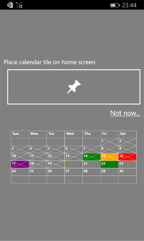 Calendar Tile Pro Screenshots 2