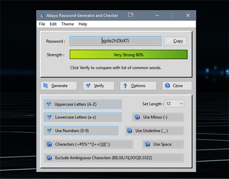 Abayo Password Generator Screenshots 1