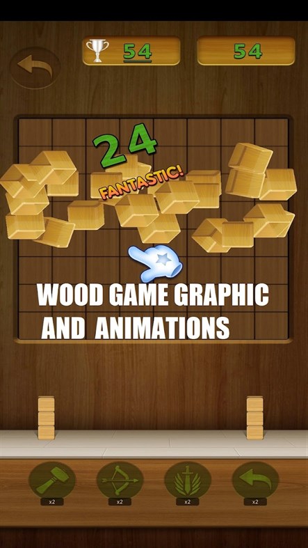 #2. Wood Block Line Puzzles (Windows) Bởi: SSP Games