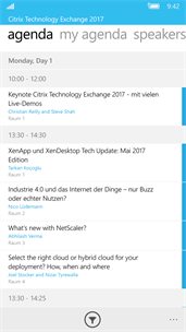 Citrix Technology Exchange 2017 screenshot 1