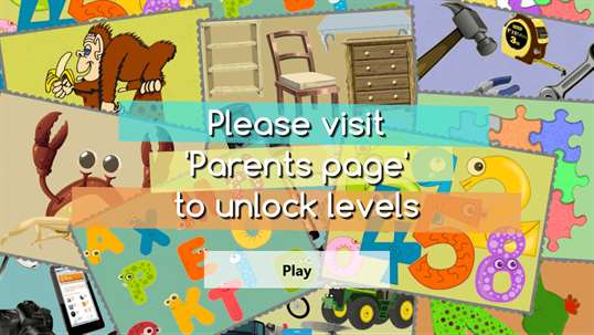 Puzzle for Children: the educational game for toddlers and kids to learn letters, numbers, shapes and colors screenshot 1