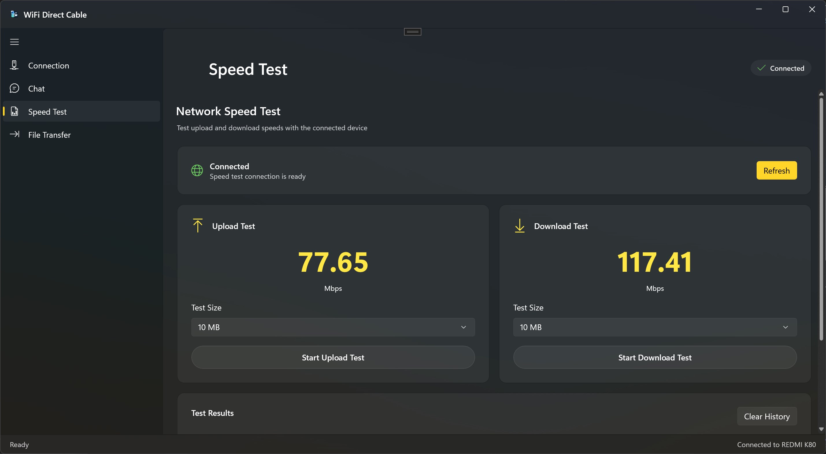WDCable screenshot