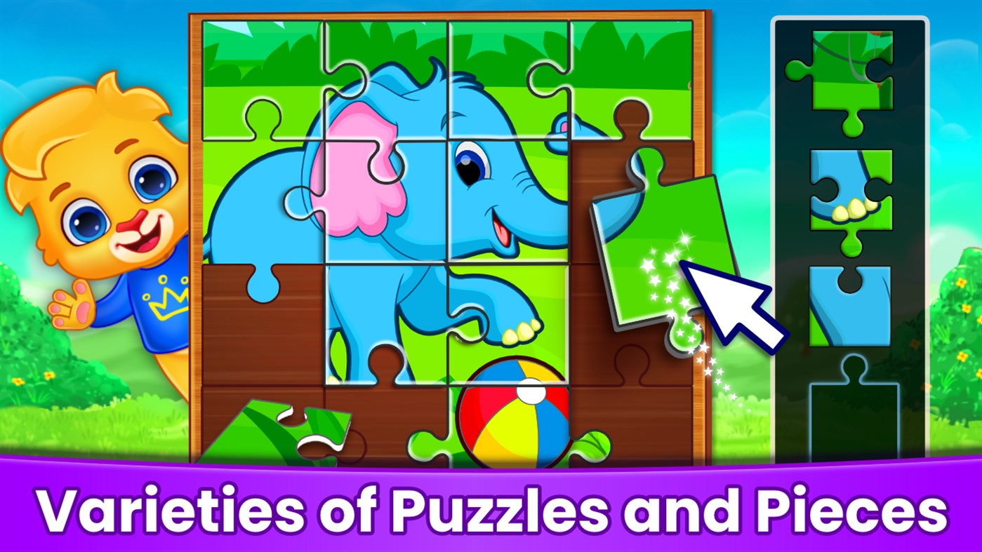 #2. Puzzle Kids - Animals Shapes & Jigsaw Puzzles (Windows) By: RV AppStudios