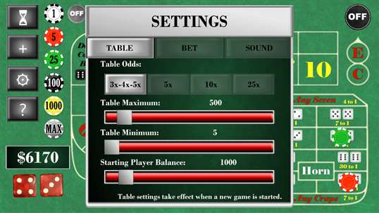 Bet on roulette online