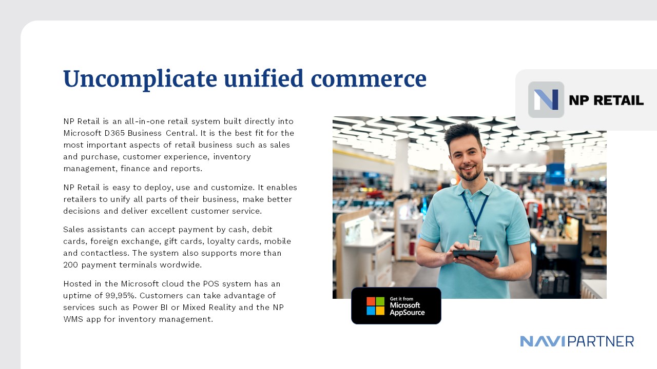 Snapshot 2 of NP Retail & POS: 1-Wk Implementation