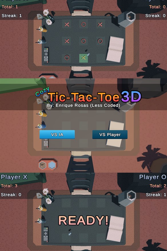 Cozy Tic-Tac-Toe 3D Xbox Series X|S and Xbox One cover art