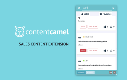 Content Camel Sales Enablement small promo image