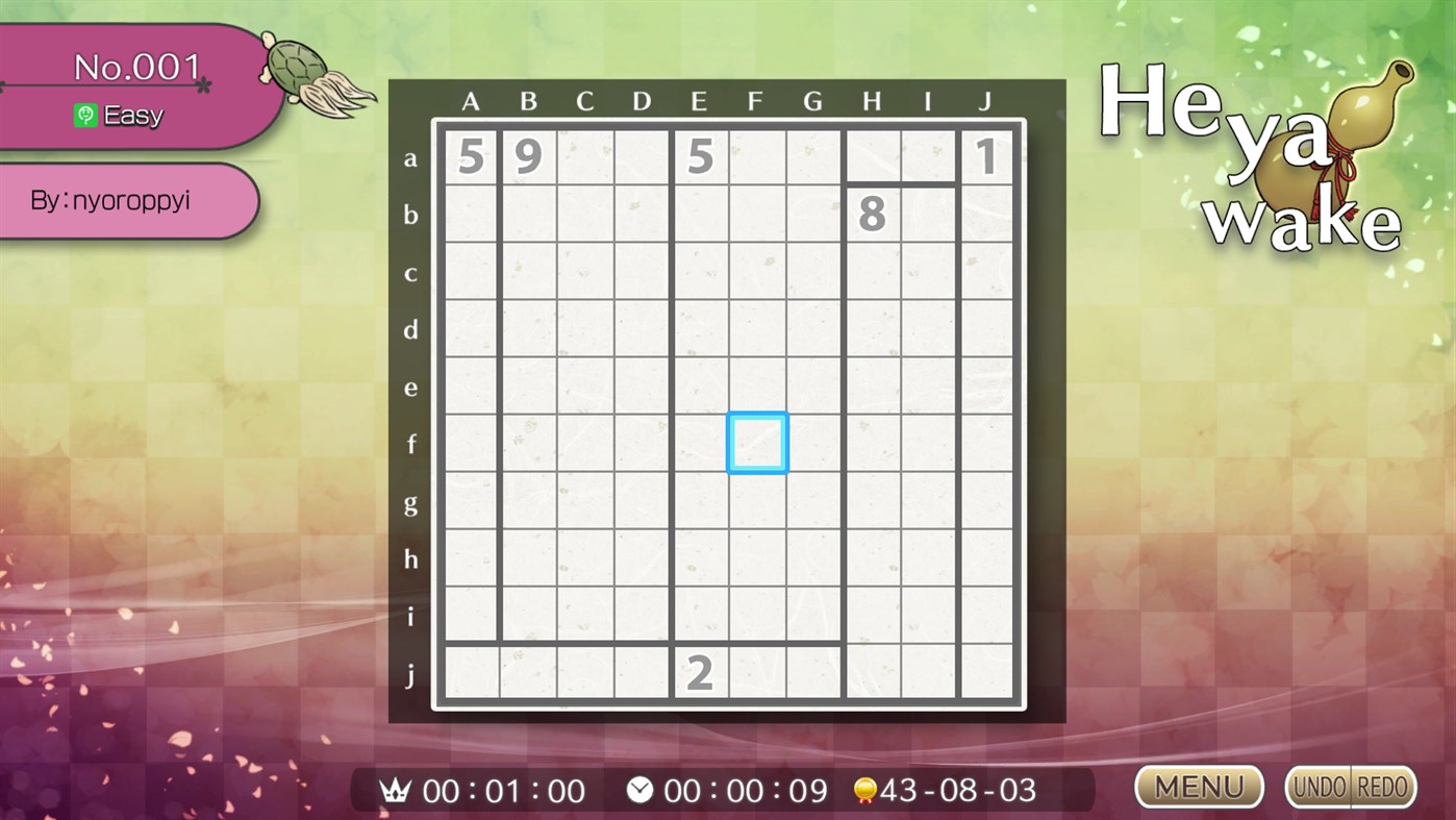 #2. Puzzle by Nikoli W Heyawake (Windows) (Windows) 게시자: HAMSTER Corporation