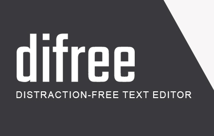 Difree - distraction-free writer app small promo image