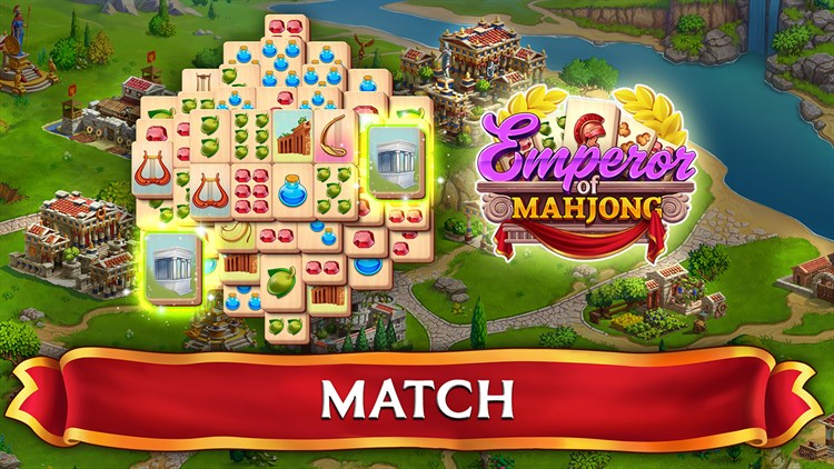 Emperor of Mahjong: Tile Matcher. Restore a city. - PC - (Windows)