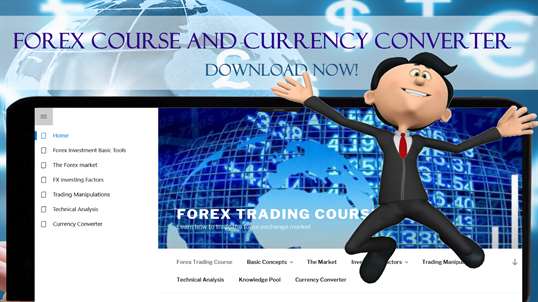 Currency exchange and Forex investment course - trading lessons and currency converter screenshot 1