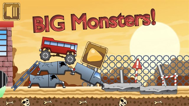 Big Wheel Monster Truck Stunt Drive screenshot 1