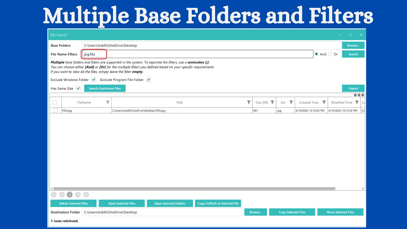 #4. File Finder Pro (Windows) Av: c2w technology