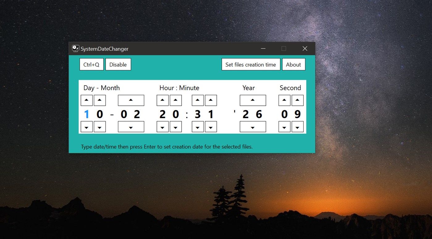 #2. SystemDateChanger (Windows) Ved: indeepsoft
