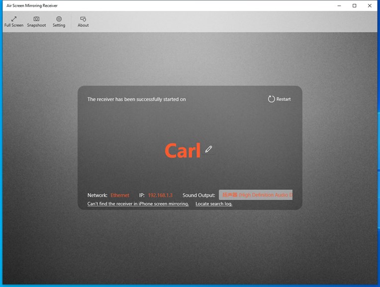 Air Screen Mirroring Receiver_1