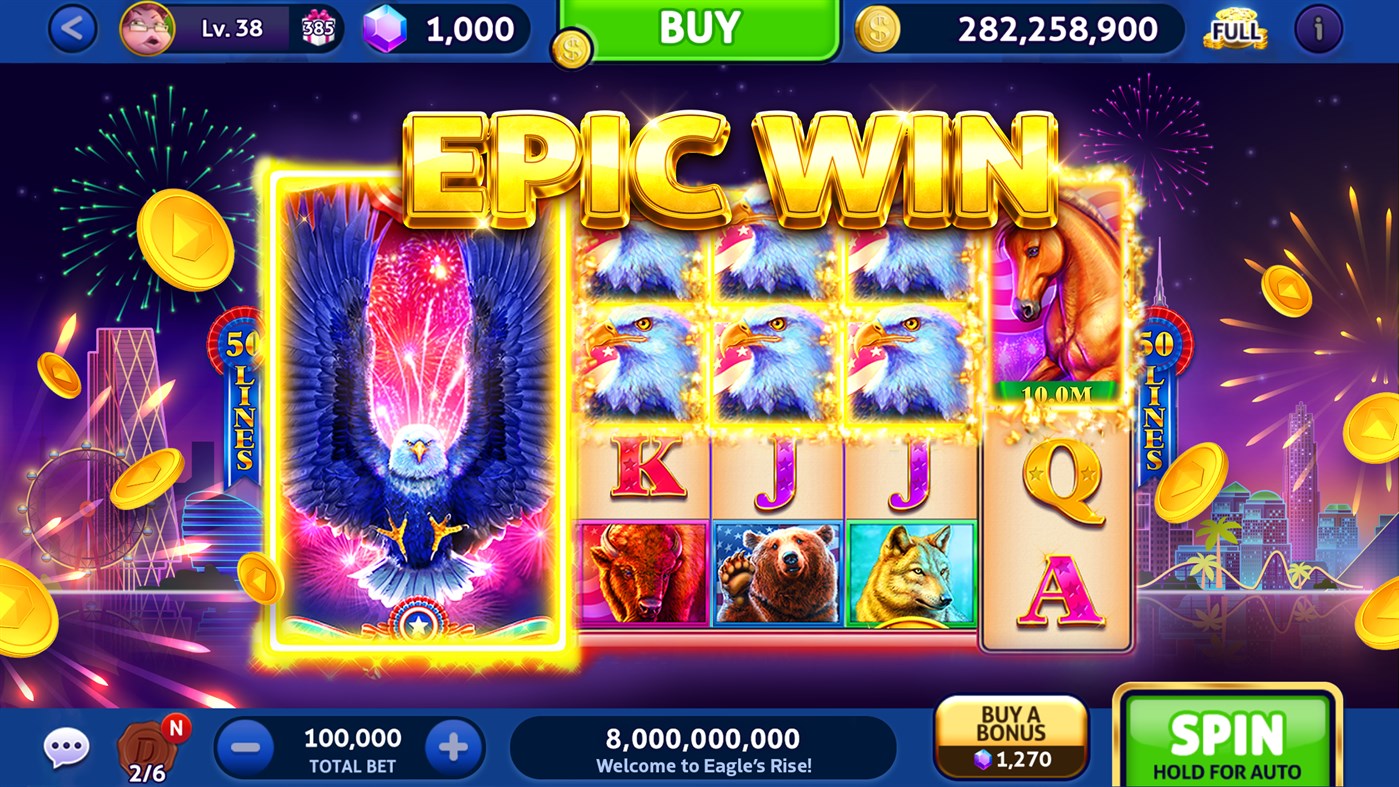 #3. Cash Billionaire Casino - Slot Machine Games (Windows) By: Bagelcode